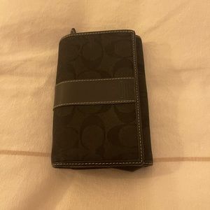 Black coach wallet